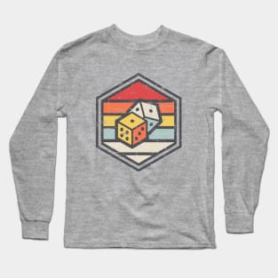 Retro Badge Dice Light Long Sleeve T-Shirt